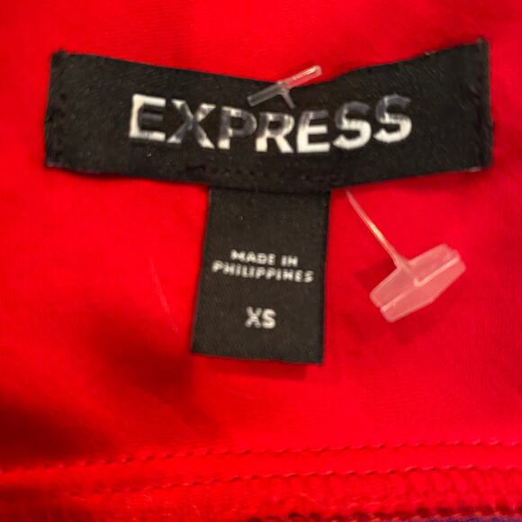 Express Y2K Colorblock Midi Slip Dress Women XS Black Red Purple Vampirecore NEW - Picture 6 of 11